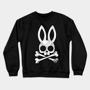 Jolly Roger Bunny Skull Crossbones Egg Hunt Easter Day Crewneck Sweatshirt